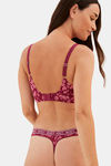 Marks & Spencer Padded Regular Wired Full Coverage Blouse Bra - Dark Raspberry — thumbnail 3